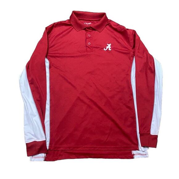 Alabama Crimson Tide | Men’s Large Long-Sleeve Polo Shirt - Picture 1 of 5